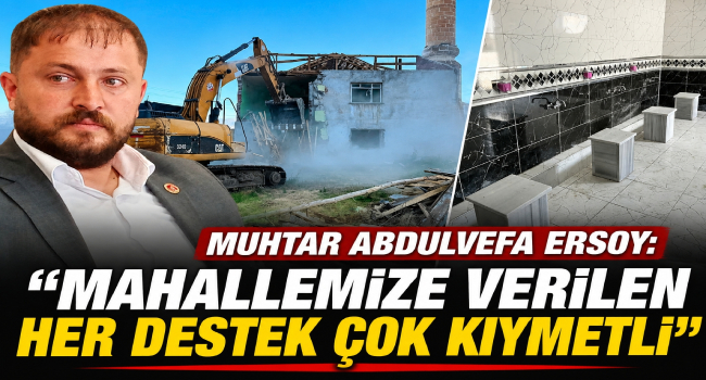 Yeşilyayla Muhtarı Ersoy'dan Başkan Sekmen ve Başkan Uçar'a Teşekkür