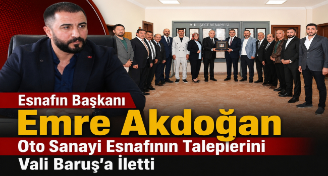 Başkan Emre Akdoğan'dan Oto Sanayi Sitesi İçin 7. Noter Hamlesi