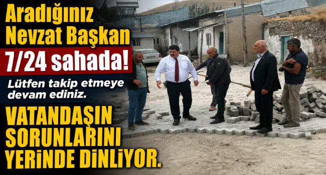 Köprüköy Belediye Başkanı Nevzat Karasu Sahada, Hizmet Her Mahallede