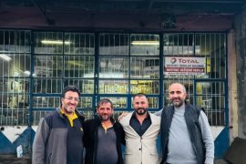 Sanayi Sitesi Esnaflarından Emre Akdoğan'a Büyük Destek..