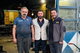Sanayi Sitesi Esnaflarından Emre Akdoğan'a Büyük Destek..