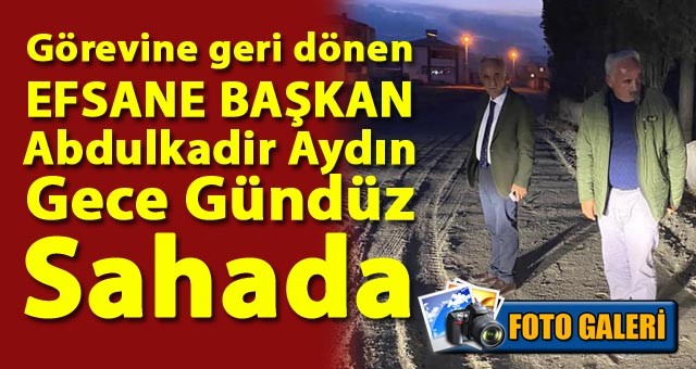 Horasan'da Efsane Başkan Abdulkadir Aydın Sevinci