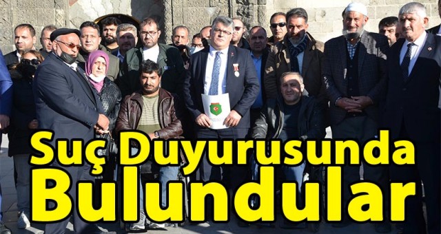 Suç Duyurusunda Bulundular