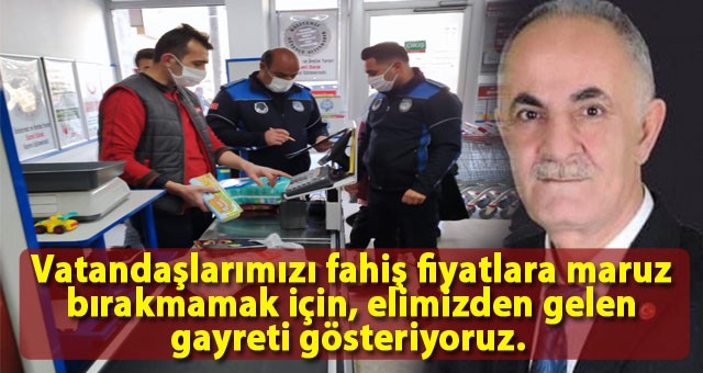 Horasan Belediyesi Zabıta Eki̇pleri̇, Marketlerde Fahi̇ş Fi̇yat Uygulaması Yaptı