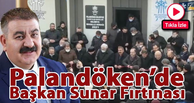 Başkan Sunar, İlçede Hizmetin Destanını Yazıyor