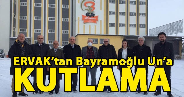 ERVAK, Lezzet Başarısı Kazanan Bayramoğlu’nu Kutladı