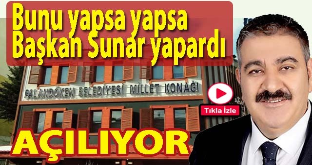 Başkan Sunar'dan Muhteşem Eser.. Başkanlık Konutunu İlçe Halkının Hizmetine Açıyor