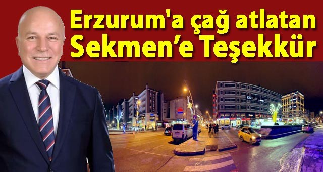 Efsane Başkan Mehmet Sekmen'e Bir Teşekkür Daha