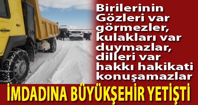 Büyükşehir'den Başarılı Kar Mesaisi