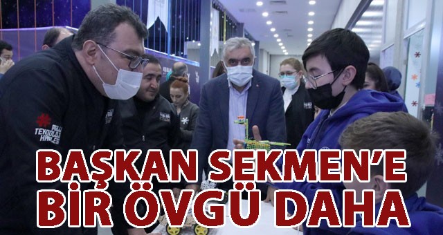 TÜBİTAK BAŞKANI PROF. DR. MANDAL’DAN BAŞKAN SEKMEN’E ÖVGÜ