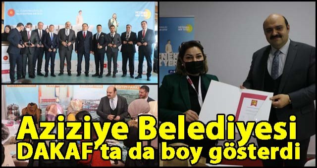 Aziziye Belediyesi DAKAF’ta da boy gösterdi