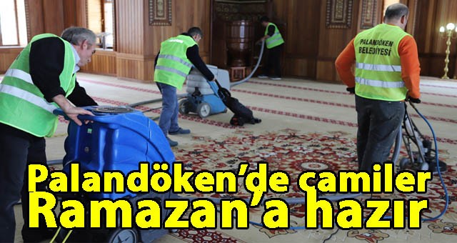 Palandöken’de camiler Ramazan’a hazır