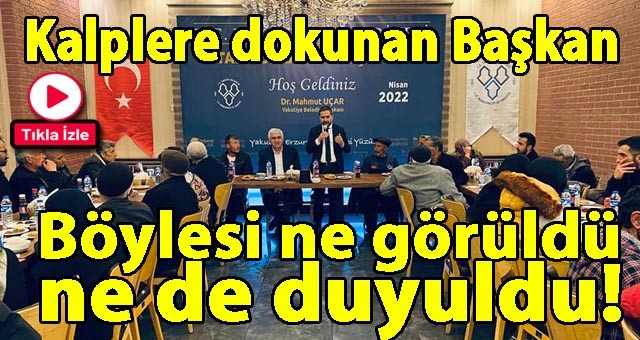 Helal Sana Başkan Uçar.. Eşi Benzeri Görülmemiş Program