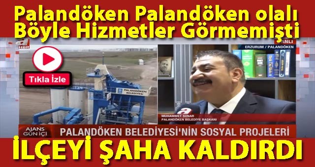 Hizmet Adamı Başkan Sunar'ı Tutana Aşk Olsun