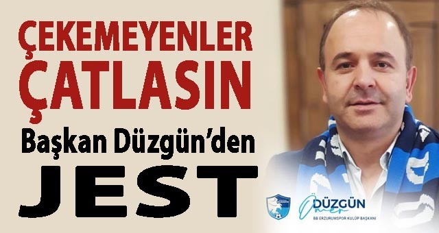 Başkan Düzgün'den Taraftarlara Bayram Sürprizi