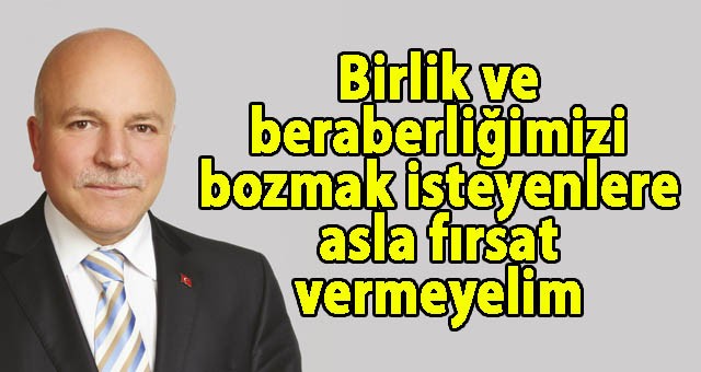 BAŞKAN SEKMEN’DEN RAMAZAN BAYRAMI MESAJI