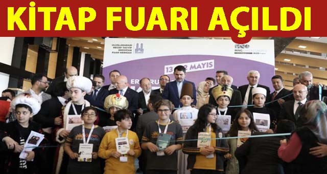 DOĞU ANADOLU ERZURUM KİTAP FUARI AÇILDI