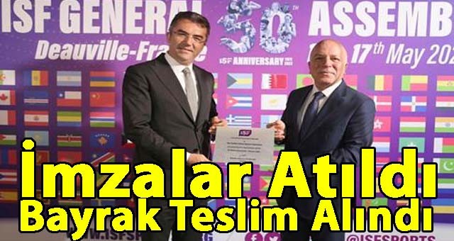 İmzalar Atıldı Bayrak Teslim Alındı