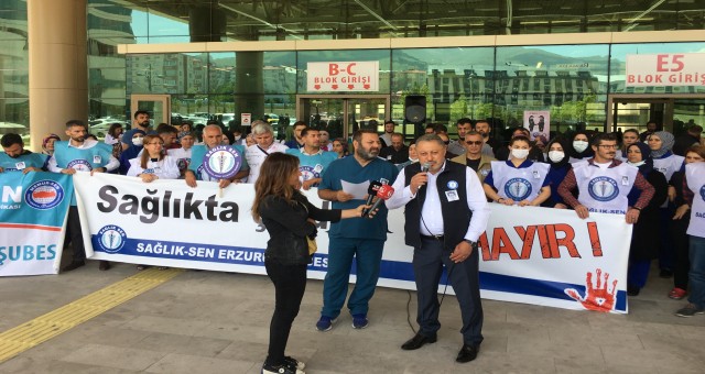 Sağlık-Sen Erzurum Şubesi, Konya’daki Saldırıyı Kınadı