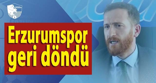 Ahmet Dal Yeniden Erzurumspor'un Başkanı