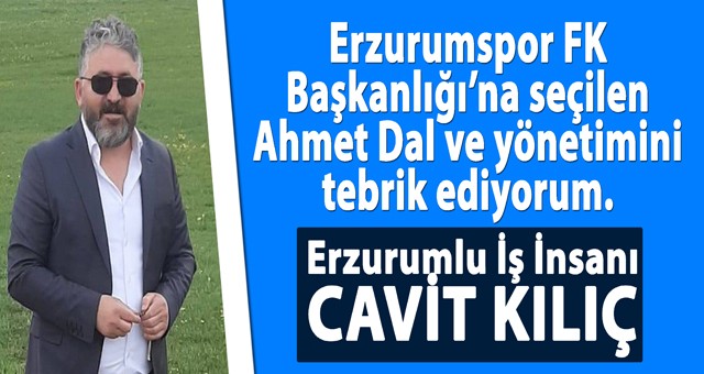 Erzurumlu İş İnsanı Cavit Kılıç'ın Tebrik Kutlaması