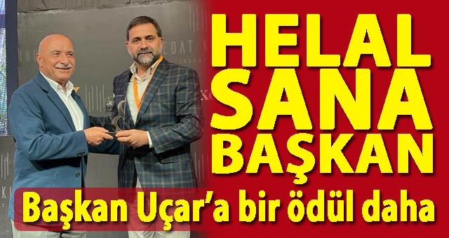 Başkan Uçar’a bir ödül daha