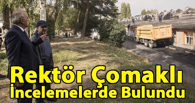 Rektör Çomaklı, Merkezi Yemekhanede İncelemelerde Bulundu