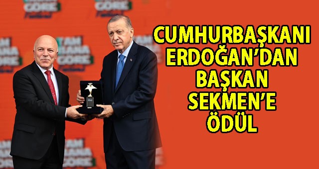 ERZURUM’UN ZİRVE PROJELERİNE CUMHURBAŞKANI ERDOĞAN’DAN ÖDÜL