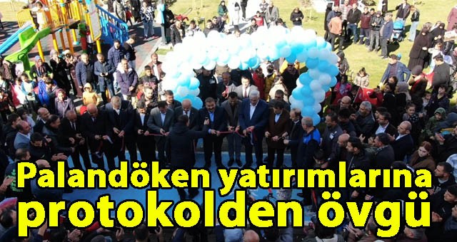 Palandöken’de yeni bir park daha hizmete sunuldu