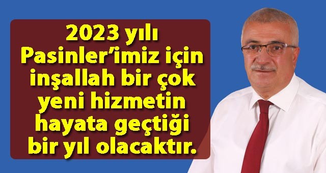 Başkan Dölekli'den Yeni Yıl Mesajı: 2023'de Termal’in Başkenti Hasankale Hedefimize Bir Adım Daha Yaklaşmış Olacağız