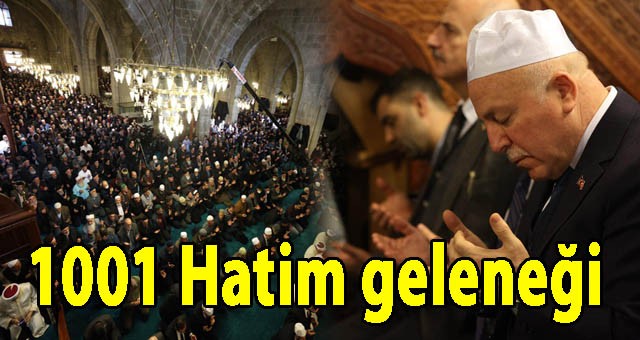 Erzurum'da 1001 Hatim Geleneği