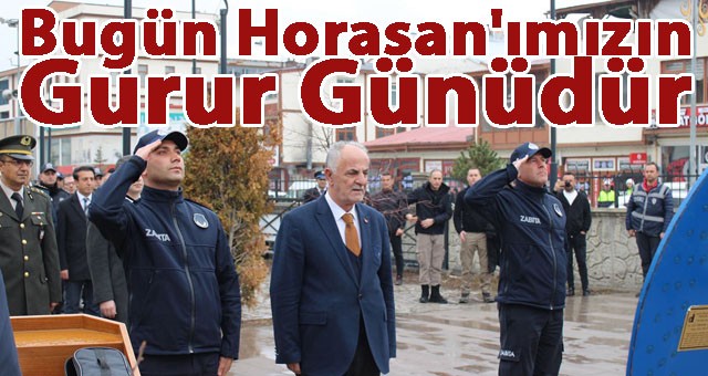 Başkan Aydın: Bugün Horasan'ımızın Gurur Günüdür