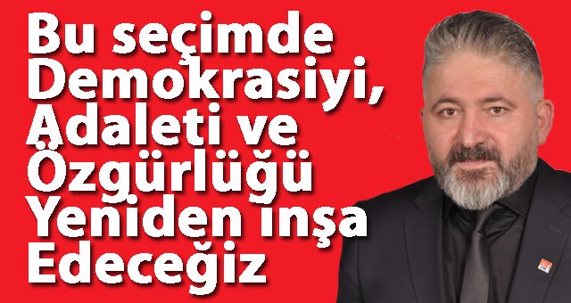 Cavit Kılıç'tan Milletvekili Aday Adaylığı Mesajı