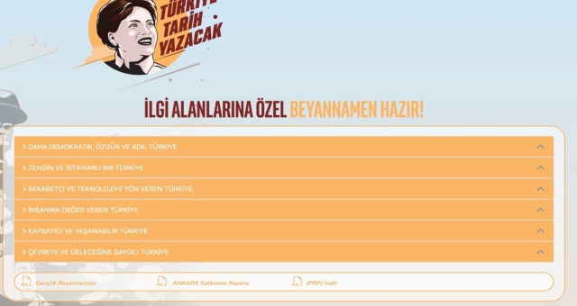 İYİ Parti'den kişiye özel seçim beyannamesi