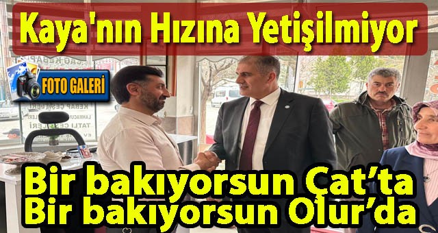 İYİ Parti Milletvekili Adayı Zekai Kaya'nın Hızına Yetişilmiyor