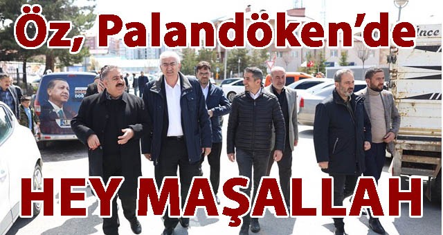 Erzurum'un Derdini Kendine Dert Edinen Milletvekili Adayı Öz, Durmak Bilmiyor