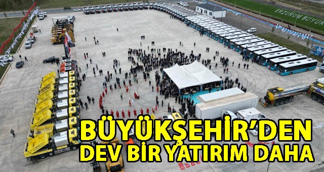 BÜYÜKŞEHİR’DEN DEV BİR YATIRIM DAHA