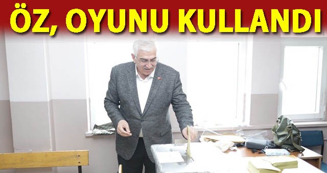 Milletvekili Adayı Mehmet Emin Öz, Oyunu Kullandı