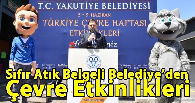 Yakutiye Belediyesi'nden Çevre Etkinlikleri