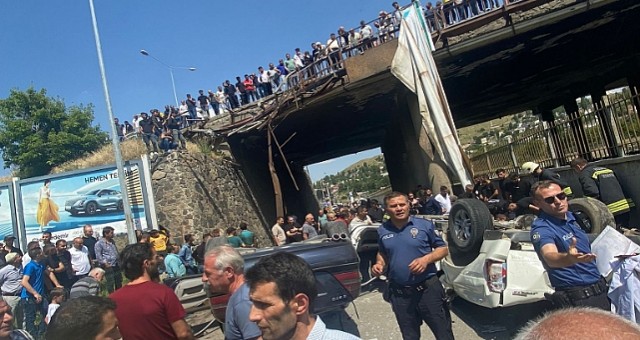 Erzurum'da peş peşe köprüden uçtular