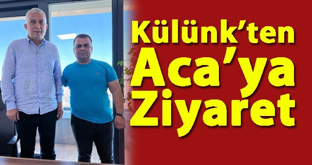 AK Parti MKYK Üyesi Metin Külünk'ten İş İnsanı Memet Aca'ya Ziyaret