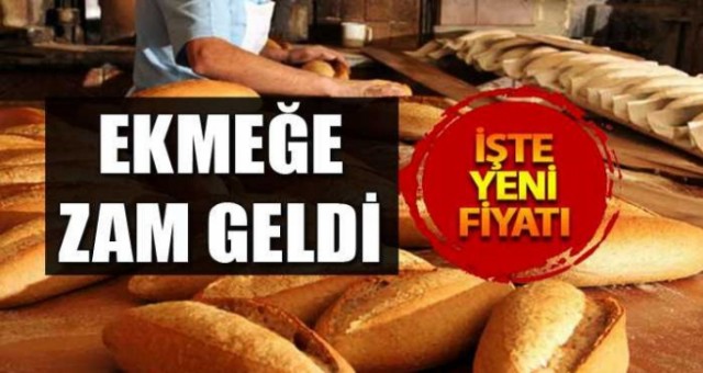 Erzurum'da Ekmeğe Zam Geldi
