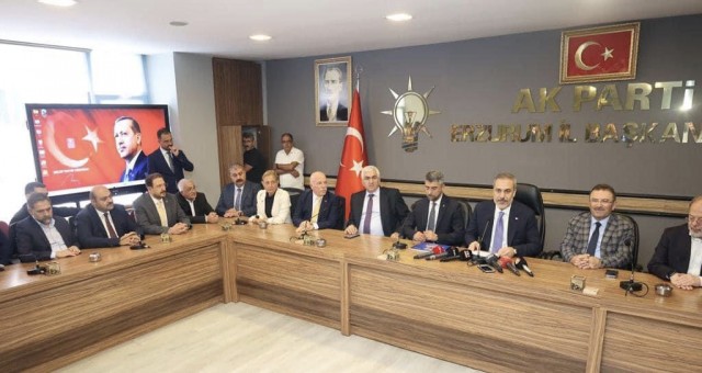 Bakan Fidan, İlk Yurtiçi Ziyaretini Erzurum’a Yaptı