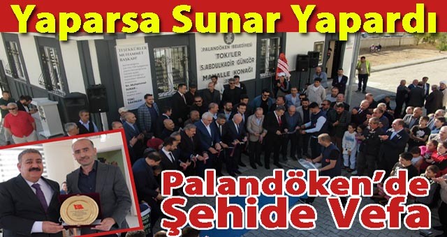 Palandöken Belediyesi, Bir Mahalle Konağını Daha Hizmete Açtı