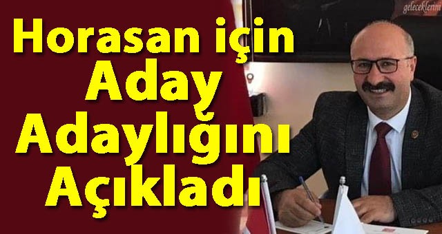 Hüseyin Sağlam, Aday Adaylığını Açıkladı