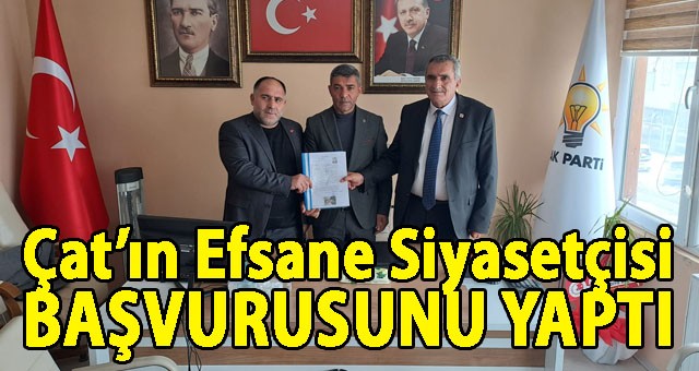 Abdulhalik Yılmaz, AK Parti'den Çat İçin Aday Adayı Oldu