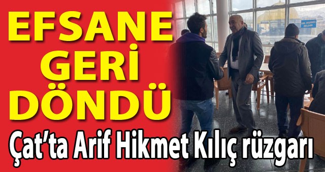 Çat'ta Efsane Başkan Arif Hikmet Kılıç, Sesleri Yankılanıyor