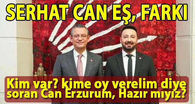 CHP, Büyükşehir ve Yakutiye Adayını Açıkladı