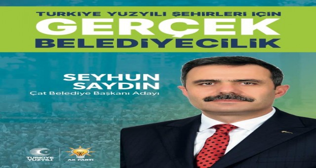 AK Parti Çat Belediye Başkan Adayı Seyhun Saydın