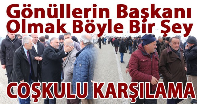 AK Parti'den Yeniden Aday Gösterilen Başkan Şahin'e Coşkulu Karşılama